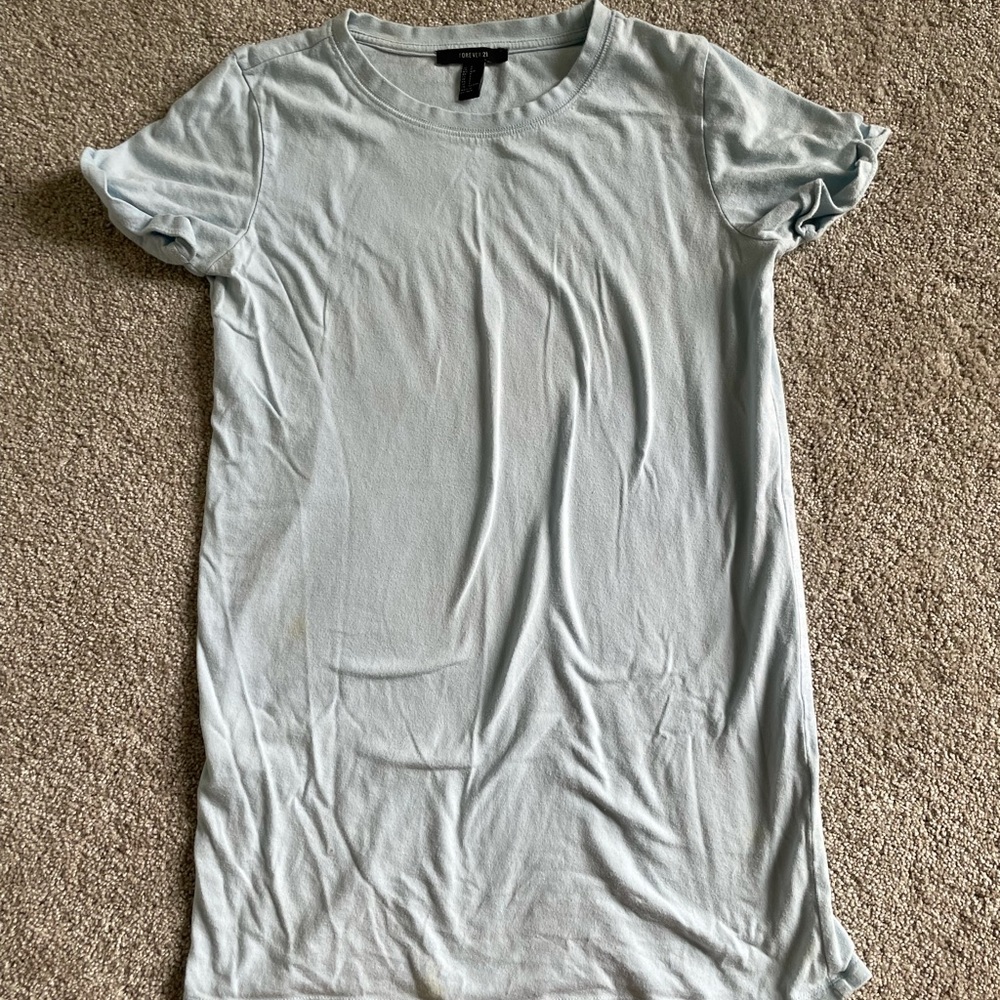 Light Blue T Shirt Dress